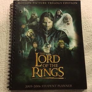 LOTR student planner 2005-6. Based on movie trilogy